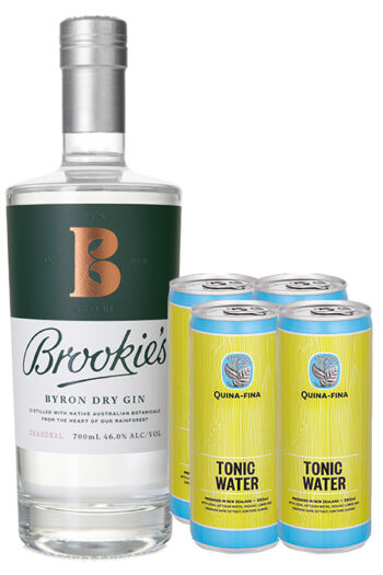 Brookie's Bryon Dry Gin and Tonic Water Pack