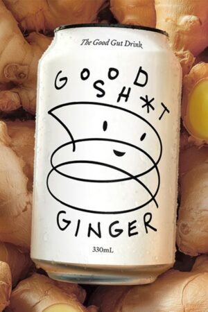 Good Sh*t Ginger Pre + Probiotic Soda 12 cans (3 x 4 Pack)