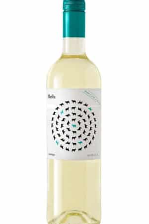 bottle of a organic spanish wine named Mesta tempranillo by Peninsula wines
